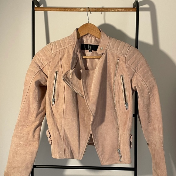 Meotine leather jacket pink - Picture 2 of 12